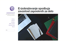 Desktop Screenshot of eizobrazevanje.net
