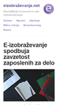 Mobile Screenshot of eizobrazevanje.net