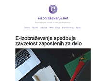 Tablet Screenshot of eizobrazevanje.net